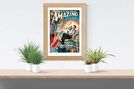 Amazing Stories Cover Empire of Women - Art Print - 13" x 19" - Custom Sizes Ava - £19.54 GBP