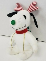 Peanuts Snoopy with Antlers Plush stuffed Toy Christmas 8&quot; - $9.00