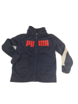 Puma Boys Zipper Sport Jacket Navy Blue - £10.99 GBP