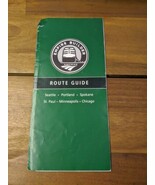 Empire Builder Amtrak Route Guide Seattle Portland Spokane St Paul Minne... - €10,35 EUR