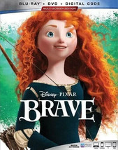 Brave Disney Blue Ray+Dvd+Digital New Combo Pack - $7.52