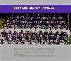 1983 MINNESOTA VIKINGS 8X10 TEAM PHOTO FOOTBALL NFL PICTURE - $4.94