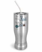 PixiDoodle I&#39;m Gonna Knit - Knitters Insulated Coffee Mug Tumbler with Spill-Res - £27.61 GBP+
