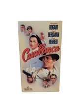Casablanca (VHS, 1989, Colorized) Humphrey Bogart, Ingrid Bergman, Paul ... - £5.04 GBP