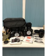 Lot Of Nikon N70 35mm SLR Film Camera + N80 + Tamaron Lense + Hoya Filte... - £155.03 GBP