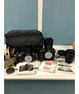 Lot Of Nikon N70 35mm SLR Film Camera + N80 + Tamaron Lense + Hoya Filte... - $267.60 CAD