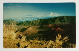 Haleakala Crater Hawaii National Park Mauna Loa HI Mirro-Krome Postcard c1950s - £6.38 GBP