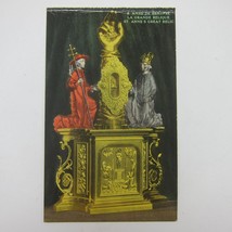 Postcard Quebec Canada Sainte Ste Anne De Beaupre St. Anne&#39;s Great Relic Antique - £8.01 GBP
