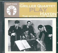Seven Last Words Op.5 [Audio CD] Franz Joseph Haydn and Griller String Quartet - £20.34 GBP