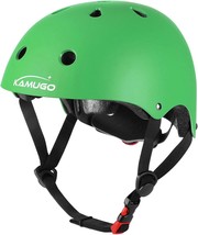 Kamugo Kids Adjustable Helmet, Multi-Sport Safety Cycling, 14 Boys Girls. - £34.24 GBP