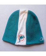 Reebok NFL Team Apparel Miami Dolphins Football Embroidered Aqua Beanie ... - $17.77