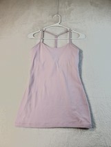 Lululemon Tank Top Womens Size 4 Light Purple Knit Sleeveless Round Neck... - £10.83 GBP
