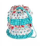 Pioneer Woman ~ Petal Party ~ Gingham Floral Ruffled ~ Drawstring ~ Laun... - $41.05 CAD