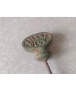 Rare Antique Cast Iron SILENT GLOW Wood Kerosene Stove Vent Tool Lid Lif... - $18.49
