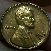 1963 D Lincoln Memorial Coin Denver - £1.55 GBP