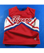 COSPLAY SEXY CHEERLEADER CHEER RED BLUE TIGERS HALLOWEEN SHIRT TOP ADULT... - $36.99 CAD