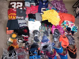 Assorted Lot of Mens &amp; Womens Clothes (Shirts, Dresses, Jerseys &amp; More) - $134.63