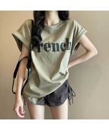 2024 New Womens Summer Popular Slim Loose Sweet Cool Short Sleeved T-shirt - $27.33 CAD
