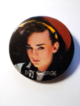 Boy George Culture Club Pin Badge Button Pinback 1980s Vintage Retro New... - £15.13 GBP