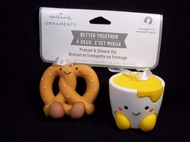 Hallmark Better Together magnetic ornaments  Cheese dip &amp; Pretzel 2022 - £11.17 GBP