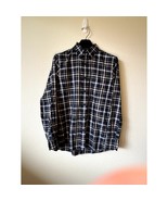 Vintage Nordstrom Smartcare Shirt M Tartan Wrinkle Free Cotton EUC - $502.20 MXN