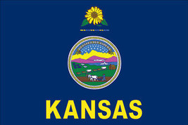 Kansas State 10&#39; x 15&#39; Polyester Flag - £194.22 GBP