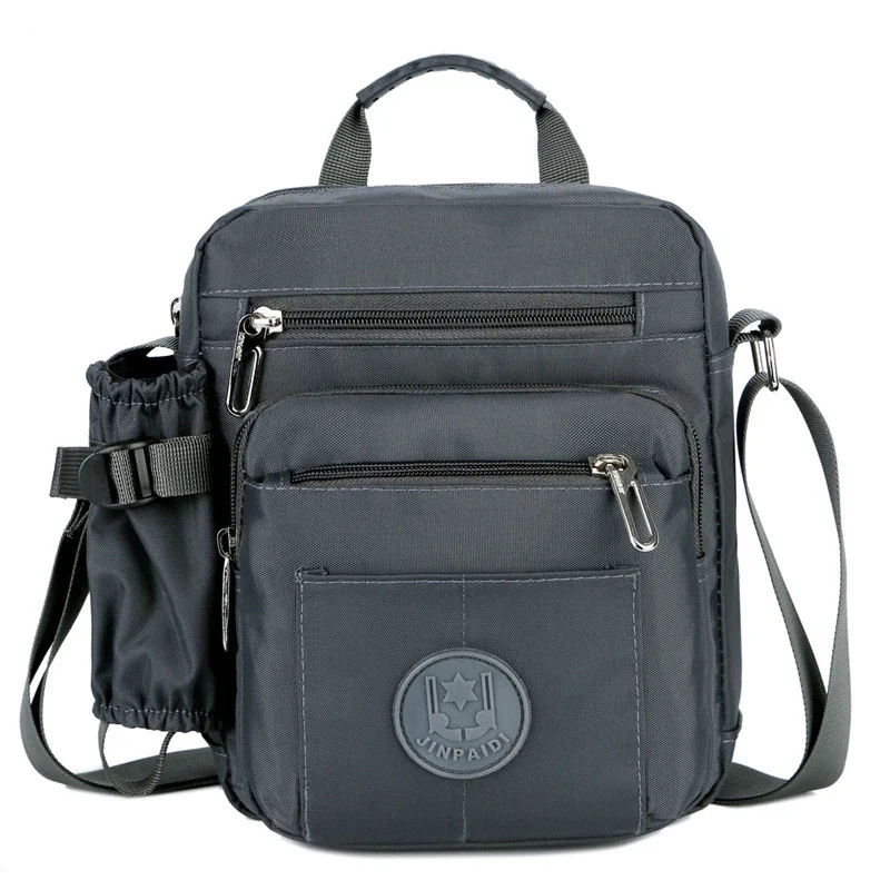New Men&#39;s Nylon Shoulder Handbag Large Capacity Men&#39;s Casual Messenger B... - $30.55