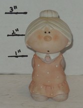 Vintage BUMPKINS BY FABRIZIO GRANDMA WITH ROLLING PIN Rare HTF Figurine - $23.92