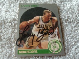 1990 Larry Bird Hand Signed Autographed # 39 Hoops Mint Or Better !! - £100.76 GBP