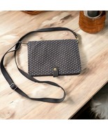 Thirty-One 31 New Polka Dot Canvas Convertible Clutch Crossbody City Gra... - €16,55 EUR