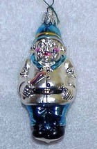 Vintage POLICEMAN Glass Christmas Ornament - West Germany - £14.38 GBP