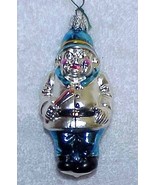 Vintage POLICEMAN Glass Christmas Ornament - West Germany - £14.38 GBP