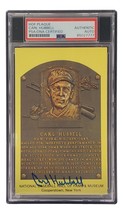 Carl Hubbell Signé 4x6 New York Géants Hall Of Fame Plaque Carte PSA / Adn - £60.95 GBP
