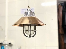 Ceiling Decoration Aluminium Bulkhead Pendant Light With Copper Shade Lot 5 - $463.70