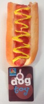 Hot Dog with Bite Squeaking Dog Toy - £2.95 GBP