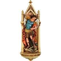 Roman Joseph's Studio St. Michael Water Font Figurine 7.75 Inch Multicolor - $39.58
