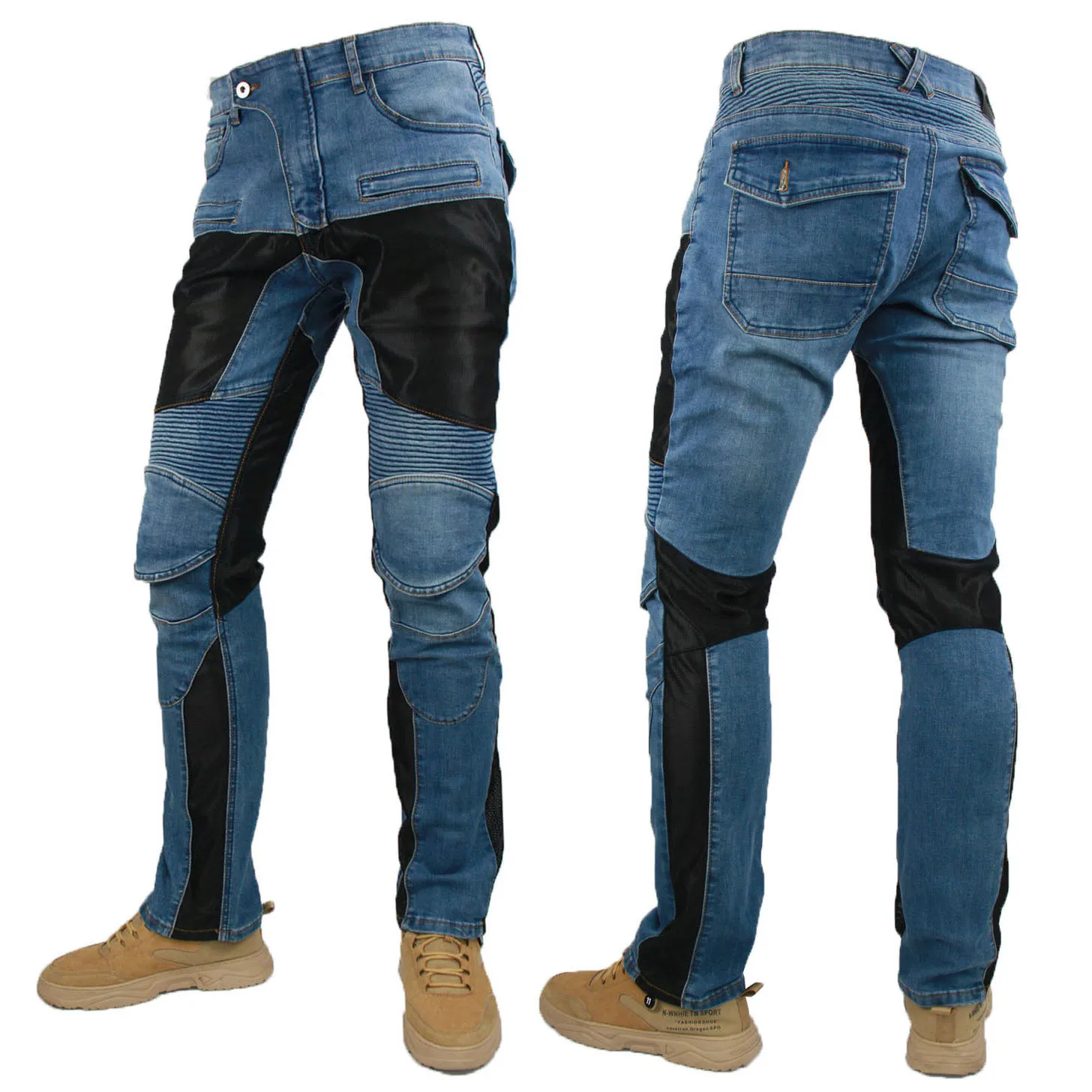 2021 New PK719 Motorcycle Pants Four Seasons Outdoor Motorcycle Riding J... - £21.29 GBP+