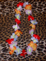 Regular Hawaiian Flower Leis - Tiki Luau !!! (1 Doz) - £8.01 GBP