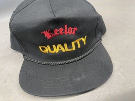 Vintage Keelor Quality SnapBack Trucker Hat Baseball Cap Black Medical D... - $12.97