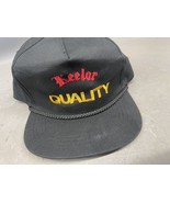 Vintage Keelor Quality SnapBack Trucker Hat Baseball Cap Black Medical D... - $12.97