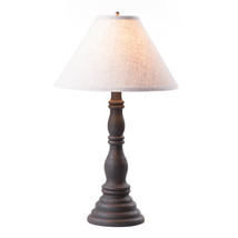 Irvin&#39;s Country Tinware Davenport Lamp in Hartford Black with Shade - £219.29 GBP