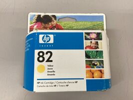 HP 82 Yellow Color Ink C4913A  OEM New Sealed Genuine - EXP 2008 - $9.77