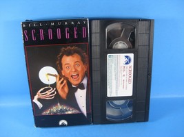 Scrooged VHS 1990 Bill Murray Christmas Cult Classic Movie Film - £6.19 GBP