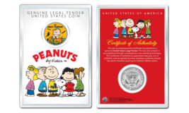Peanuts Great Pumpkin Linus OFFICIAL JFK Half Dollar U.S. Coin in PREMIU... - $242.61 MXN