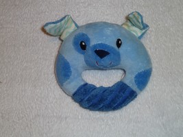 Spark Create Imagine Stuffed Plush Blue Puppy Dog Ring Rattle Baby Toy Walmart - £23.35 GBP