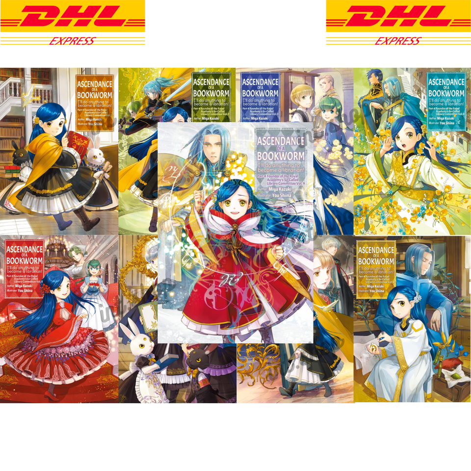 Ascendance of a Bookworm Part 4 (Vol.1-9) Full Set English Light Novel b... - $137.21