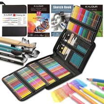 Artistic Masterpiece: Complete 106-Piece Coloring and Sketching Kit with Sketchb - $82.16