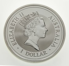 1996 Australia Silver Coin 1oz Kookaburra (BU Condition) KM# 289.1 - £82.24 GBP