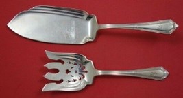Plymouth By Gorham Sterling Silver Fish Serving Set FHAS 2pc - $385.11