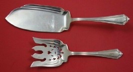 Plymouth By Gorham Sterling Silver Fish Serving Set FHAS 2pc - £302.14 GBP